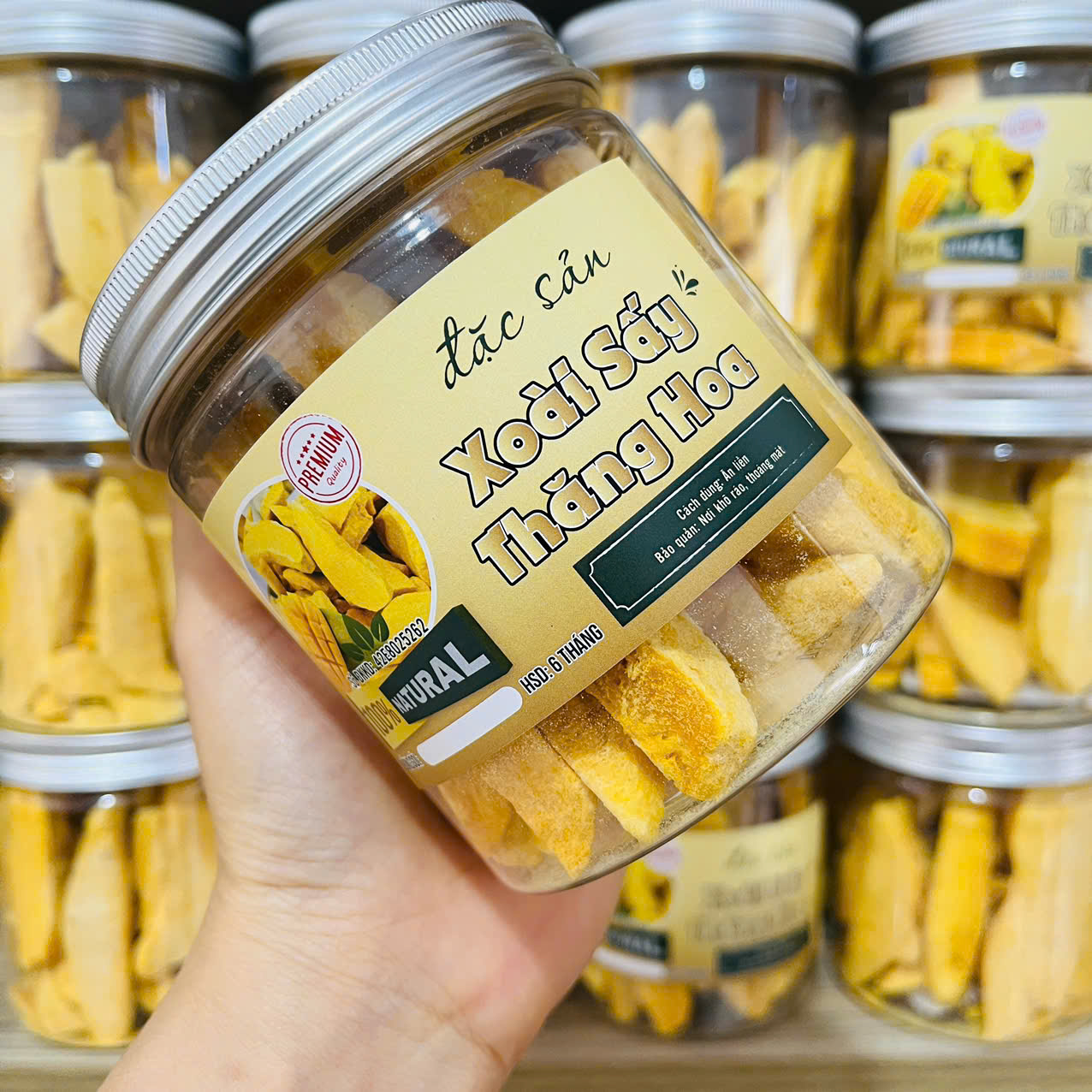 XOÀI SẤY THĂNG HOA, HỦ 150GR